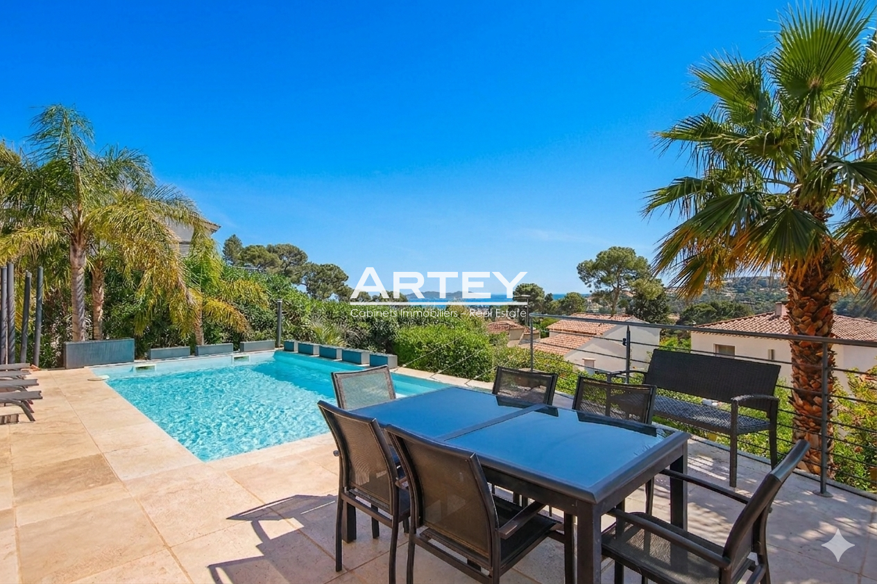 Villa rénovée avec très jolie vue mer